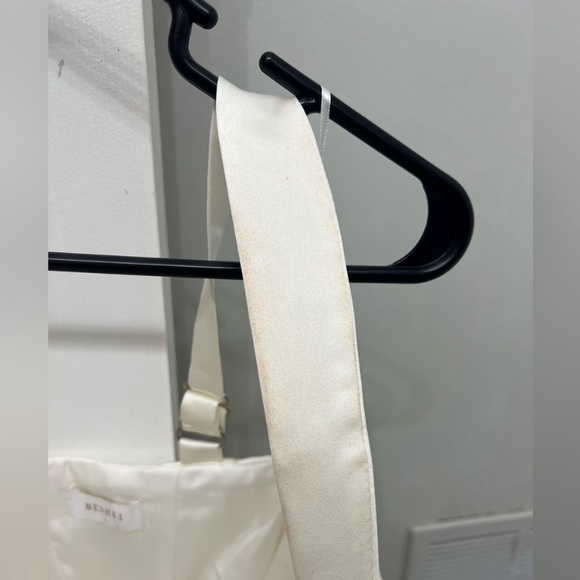 Meshki White Satin Corset Mini Dress - Picture 7 of 8